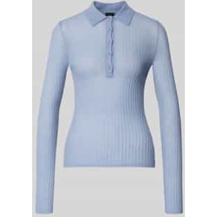 Slim fit gebreide pullover van scheerwolmix model 'FUGENEL'