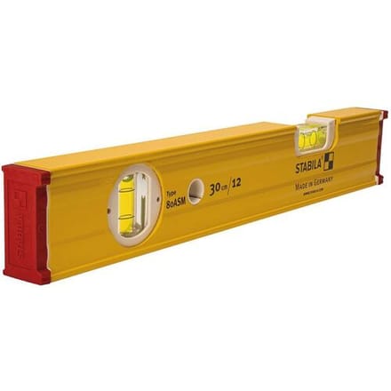 Stabila Type 80 ASM 19676 Metalen waterpas Incl. magneet 300 mm 0.5 mm/m