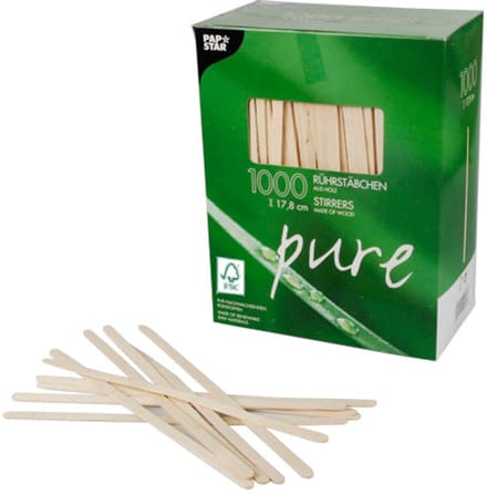 1000 FSC houten roerder Alceste 17,8cm