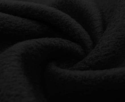 BNDGx® - Fleece Stof - 1 meter - Zachte teddy per meter zwart