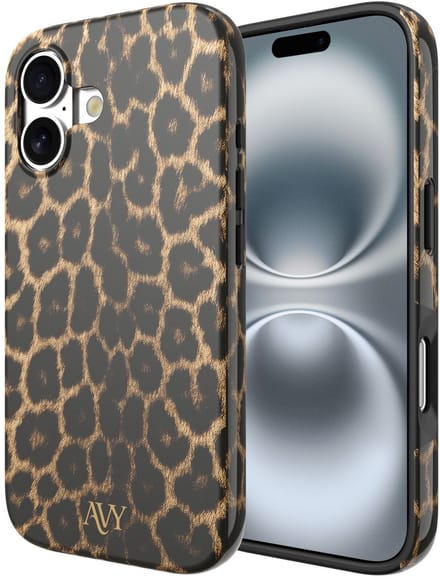 AVY Hard Shell Back Cover | geschikt voor Apple iPhone 16 | Panthera Chic | Compatibel met MagSafe & Qi2