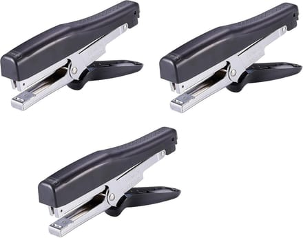 Xtreme Duty Tang Nietmachine - 45 Vellen Capaciteit - Zwart (3-Pack)