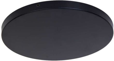 Freelight - Plafondplaat Ø 30 cm zonder gaten zwart