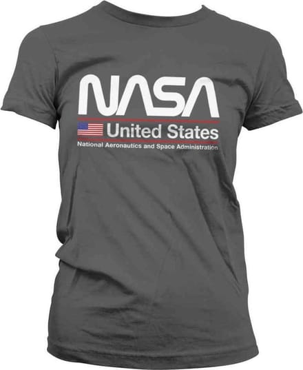 NASA Dames Tshirt -XL- United States Grijs