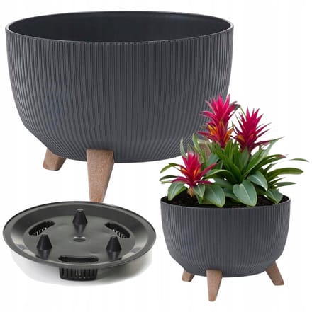 Roma Jumper Pot Antraciet 33cm - Gerecycled materiaal