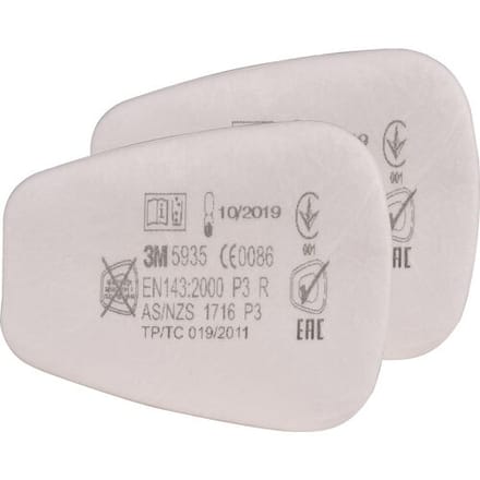 3M Stof(voor)filter 5935 FFP3 (Paar)