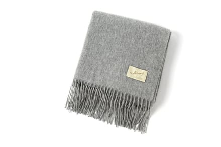 Heren Kasjmier Sjaal - 100% Cashmere 16µm - 220×50 cm - Grijs | FW18 Athemyll