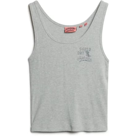 Superdry - Athletic Essentials geribd hemdtopje - Dames - Vesten