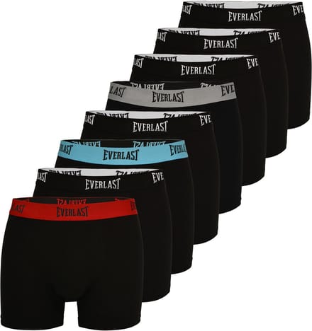 Everlast - Herenslips - Zwart - Katoen - Set van 8 - Maat XL