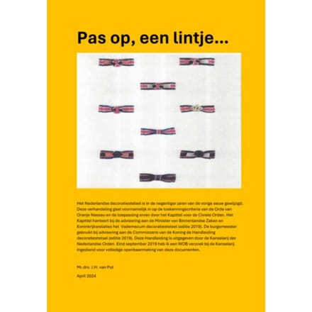 Pas Op, Een Lintje - Sjef van Put