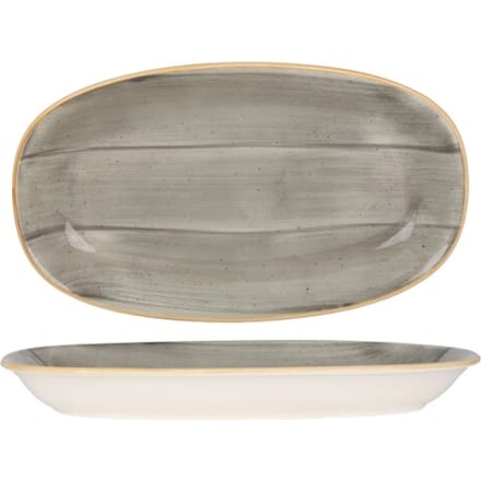 Bonna Serveerschaal - Aura Space - Porselein - 34x19 cm - set van 2
