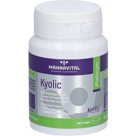 Mannavital - Kyolic Platinum capsules bio 60 pcs. - Met 1g gefermenteerde look - 60 handige capsules