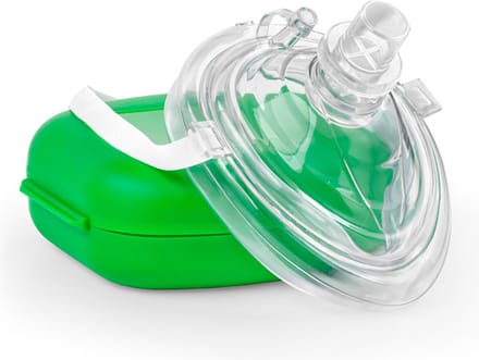 Defisign beademingsmasker hardcase met zuurstof inlaat