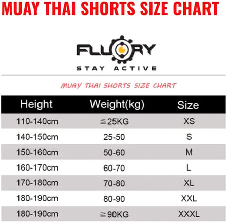 Fluory Gullia Muay thai Shorts MTSF141 - S