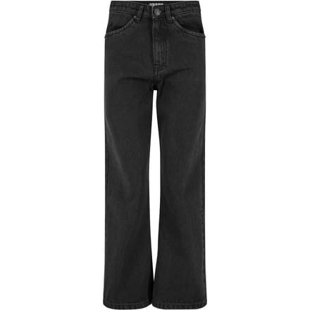 Urban Classics Dames Cropped denimbroek met rechte pijpen TB6815