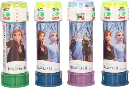 Bellenblaas - 4x - Frozen 2 - 50 ml - voor kinderen - uitdeel cadeau/kinderfeestje