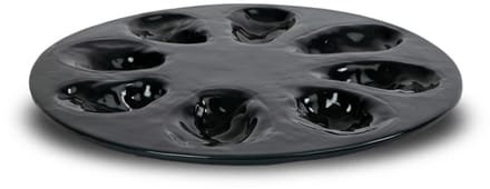 Byon Oyster oesterbord D27cm grijs