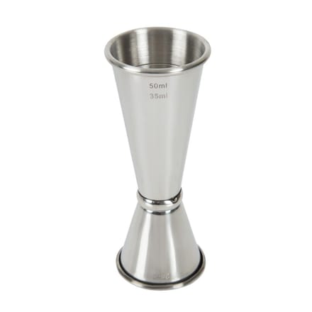 Basicbartools Barmaatje. Jigger 25/50 cl -  Mezclar serie Stainless Steel