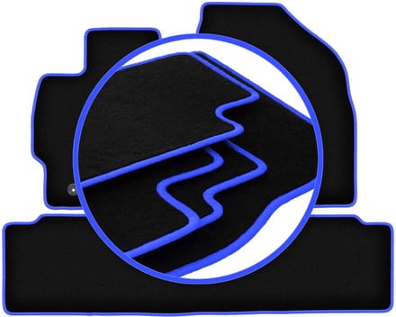 CARLUX-BLUE automatten voor: Toyota Auris I hatchback (2006-2013)