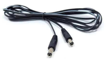 2 Meter DC Stroomkabel 5.5x2.5mm Mannelijk naar Mannelijk voor CCTV en LED Verlichting