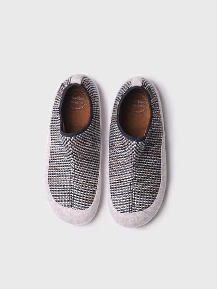 Herenslippers van stof en vilt | NIL-DS