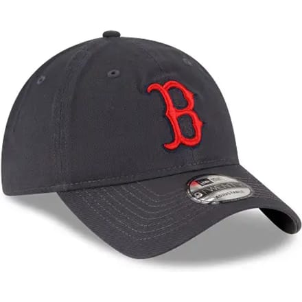 New Era - Dad Cap - Boston Red Sox MLB Core Classic Dark Grey 9TWENTY Adjustable Cap