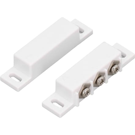 2 stuks Magnetische Reed Schakelaar Normaal Open Gesloten Magnetische Contactschakelaar voor Deur Muur