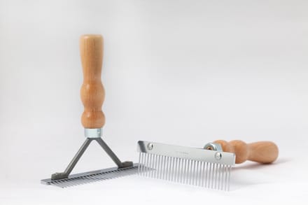 Hark Houten Handvat Groot Grof