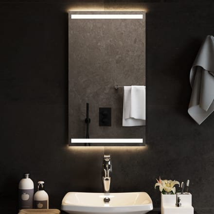 vidaXL - Badkamerspiegel - LED - 40x70 - cm
