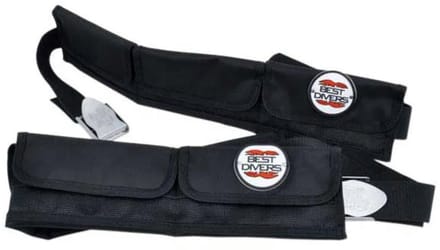 Best Divers Zakgewicht Riem Zwart S