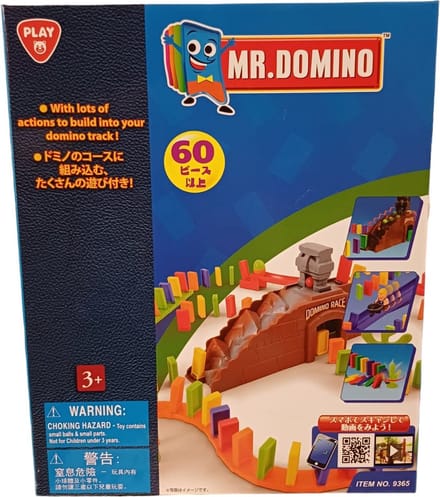 Playgo - Domino Tornado Speelset, 60dlg - jonotoys