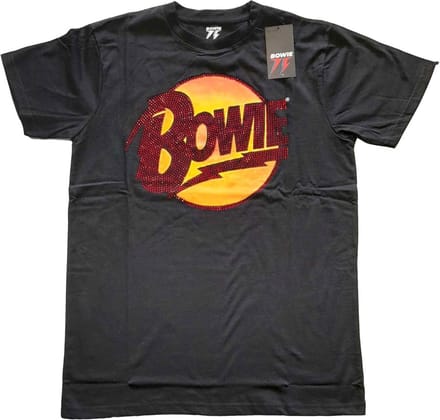 David Bowie - Diamond Dogs Logo Heren T-shirt - S - Zwart