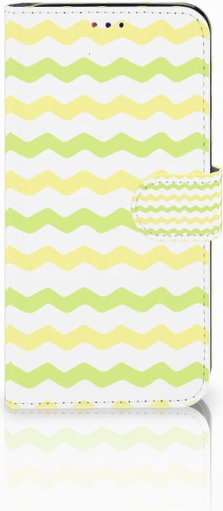 Samsung Galaxy A10 Telefoon Hoesje Waves Yellow
