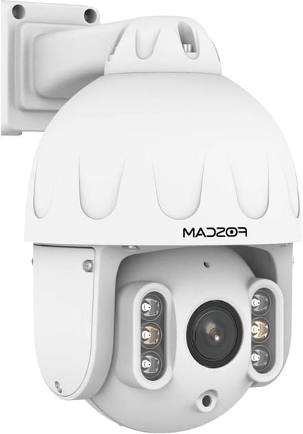 Beveiligingscamera - PTZ camera - Woning beveiligen - 4x optische zoom - 8 MP UHD - Wit