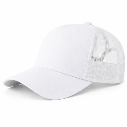 Trucker Cap – Frontier - Mesh Baseball Pet – Verstelbaar – Unisex – Ademend – Casual & Outdoor – Wit