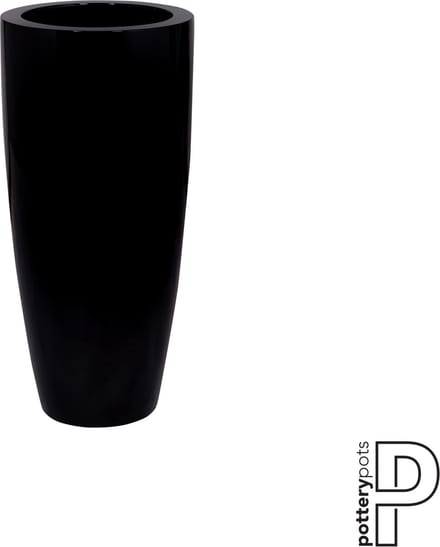 Pottery Pots - Bloempot - Zwart - D37 x H80 cm - Opening 32 cm