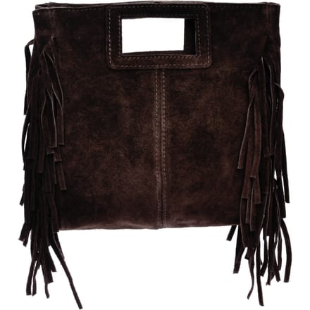 Anna Luchini Bordeauxrood Rundleer Tas