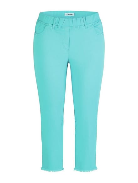 7/8-broek Van KjBrand turquoise
