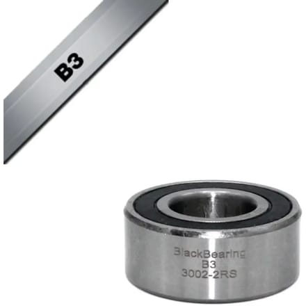 Lager Black Bearing B3 - 3002-2RS - 15 x 32 x 13 mm