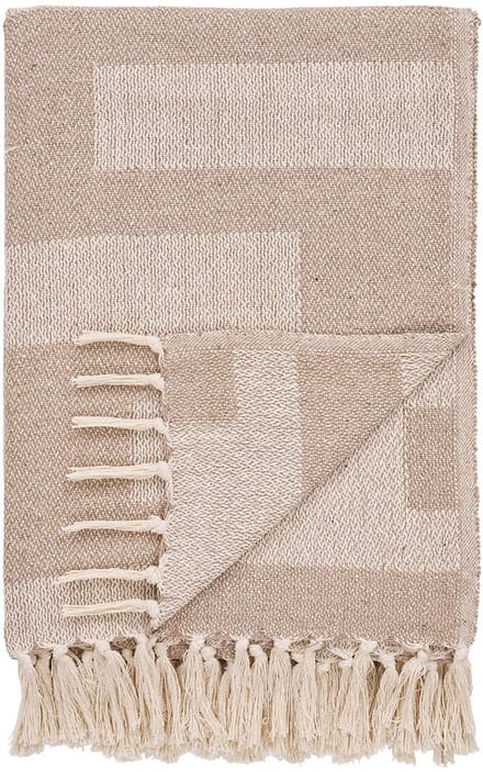 Adana Plaid 130x180cm taupe.
