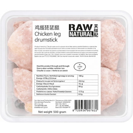 Raw Naturals RAW NATURAL Kippenbout 500 g