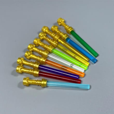 MOC Star Wars Lichtzwaard Wapen Zwaard Lichtzwaard Onderdelen Accessoires Bouwstenen Speelgoed ideaal voor Kinderen Kinderen Cadeaus yellow
