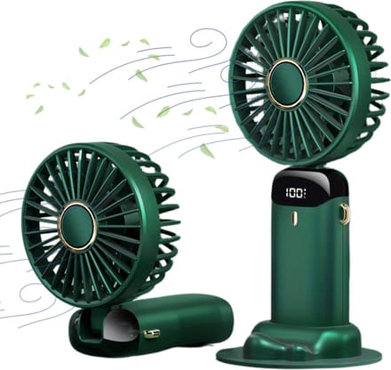 Livano Ventilator Staand - Ventilatoren - Tafelventilator - Statief - Extra Verkoelend - Aircooler - Cooling Fan - Cooler - Groen