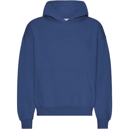 Oversized sweatshirt met capuchon Colorful Standard Organic Marine Blue