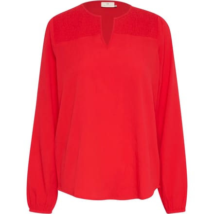 Blouse met lange mouwen Regular fit True Red