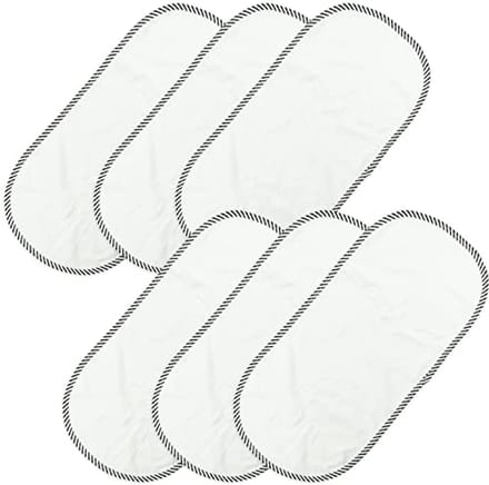 Set van 6 Draagbare Waterdichte Verzorgingsmatten van Katoen - Herbruikbare Luier Mat 30 x 60 cm