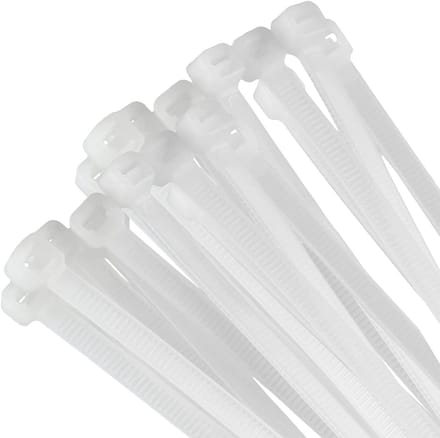Tyraps TRANSPARANT 200 x 7,6mm - 100 stuks zakje