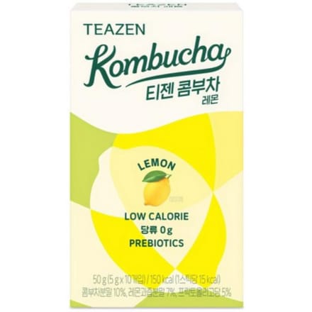 TEAZEN Koreaanse Kombucha Lemon – Verfrissende Prebiotische Thee