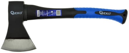 GEKO Bijl met TPR-handvat - Antislip - Hoogwaardig koolstofstaal - 800g