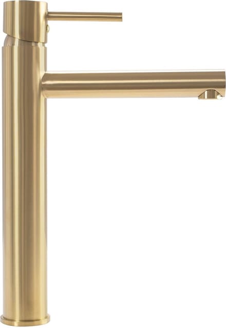 Rea Tess Gold Brush High - Wastafelkraan - Goud
